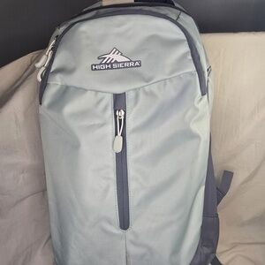 High Sierra - Swerve Pro Laptop Backpack‎ for 17" Laptop - Gray Blue/Blue Haze
